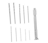 Healeved 10-Piece Nail Piercing Drill Bit Set Double-Headed Nail Art Tool for Manicure Charm Decoration for Professional Salons and Individual Use