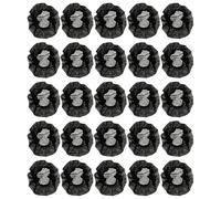 Healeved 100 Pcs Black Disposable Microphone Covers Non-woven Splash-proof Mic Accessories to Block Saliva and Protect Microphones for Studio and Live Performance Use