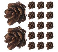 Healeved 100 Pcs Mini Christmas Pine Cone Ornaments 1-2Cm Natural Pine Cones Bulk for Holiday Decoration, Photo Props, and DIY Christmas Tree Hanging