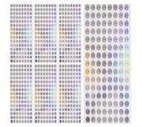 Healeved 1000pcs Secure Trading Holographic Stickers Ce Rohs Certified Adhesive Labels with Color Changing Design for Product Branding