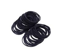 Healeved 100G Black Elastic Rubber Bands for Hair Ties High Elasticity Ponytail Holders for Adults for All Hair Types Sports and Everyday Use