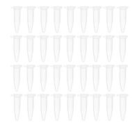 Healeved 100pcs 1.5ml Blood Collection Tubes for Blood Analysis Laboratory Test Supplies