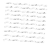 Healeved 100pcs 5cm Rectangle Snap Clips Iron Hair Barrette Accessories for Diy Handmade Hairpin Materials Suitable for Women and Girls