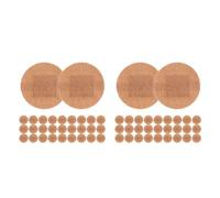 Healeved 100pcs Breathable Fabric Finger Joint Round Large Adhesive Plasters for Wound Care and Blister Prevention Comfortable Travel Essentials for Finger Tip Protection