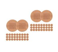 Healeved 100pcs Breathable Fabric Finger Joint Round Large Wound Care Adhesive Plasters for Blister Prevention and Travel Essentials