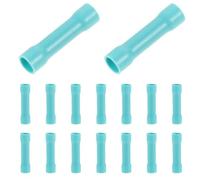 Healeved 100pcs Heat Shrink Butt Splice Connectors Pvc and Copper Material, Waterproof Wire Crimp Terminals for Automotive Wiring Harness Installations, Vibration Resistant and Reliable