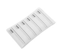 Healeved 100Pcs Iron on Name Tags for Clothes Made from Polyester and Cotton, Writeable and Washable Decorative Name Tags for DIY Projects, Hats and Scarves at Camp