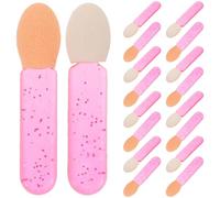 Healeved 100pcs Mini Makeup Applicator: Eyeshadow Wand Lipstick Brush - Highlighter Cream Concealer Brushes For Women Easy Travel Cosmetic Supply