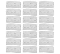 Healeved 100pcs Paper Measuring Tape Ruler for Garment Fitting and Sewing, Single-sided Scale Design, Stable White Paper Tape Measure 64cm Length, Soft and Lightweight Measurement Tool