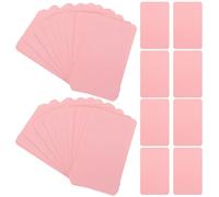 Healeved 100pcs Pink Blank Note Cards for Message Writing, DIY Graffiti and Tags, Small Thickened Multi-Function Word Cards for Daily Use and Convenient Portable Notes