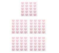 Healeved 100pcs Red Heart-Shaped Adhesive Bandages for Fingers Breathable Flexible Cartoon Plasters Creative Cute Pimple Patches Travel Essentials for Adults
