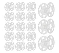 Healeved 100pcs Resin Shirt Buttons Coat Snap Fasteners with Smooth Surface for Sewing and Handmade Crafts, 15mm Invisible Press Buttons Pack for Fashion Clothes and Jackets