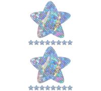 Healeved 100pcs Star-Shaped Glitter Adhesive Bandages Portable Wound Plasters with Shiny Design for Daily Use Cute and Breathable Skin Protection Patches
