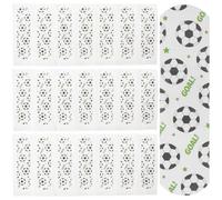 Healeved 100pcs Waterproof Soccer Cartoon Bandages, Gentle on ’s Skin, Breathable Pe Material, for School Bags and Everyday Use, Protect Scrapes and Cuts