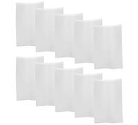 Healeved 100pcs White Epe Foam Wrap Bags for Packing Glassware and Dishes, Shockproof Packaging Material Good Protection for Mailing Process and Transportation