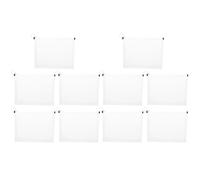 Healeved 10Pcs A5 Thickened File Bags 24X3X19Cm Multi-Use Pencil Storage Cases Ticket Holders Portable Document Organizer for Office and School