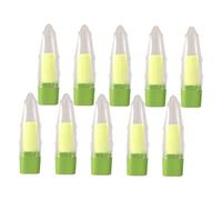 Healeved 10Pcs Aloe Shape DIY Lipstick Tubes Portable Lip Cream Containers for Travel Stylish Empty Lipstick Holders for DIY Lip Gloss and Lightweight Design