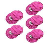 Healeved 10pcs Aluminum Foil Hair Cap Foil Lined Hair Cap Locks in Heat Foldable Heat Retention Technology Oil Treatment Reusable Waterproof for Women Men