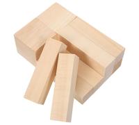 Healeved 10Pcs Basswood Carving Blocks Wood Whittling Cubes Unfinished Soft Wooden Blocks for DIY Crafting and Woodworking Beginners and Hobbyists