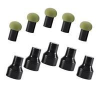 Healeved 10pcs Beauty Makeup Sponge Mushroom Head for Foundation Concealer Dry Wet Use Applicator Blender Makeup Tools