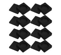 Healeved 10pcs Black Plastic Chinese Ink Stone Tray with Lid, Portable Antique Design Ink Well for Calligraphy Practice and Classroom Use, Suitable for Artists and Professionals