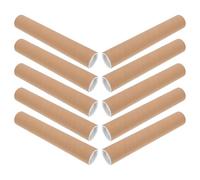 Healeved 10pcs Calligraphy and Painting Storage Tube Couplets Container Practical Boxes Painting Case for Spring Festival Couplets Wrapping Box Cylinder