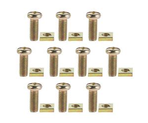 Healeved 10pcs Ceiling Fan Junction Box Mounting Screw Parts - Fan Wire Box Hardware Accessory for Easy Repair and Upgrade - Fixing Screw for Home Office Projects