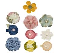 Healeved 10pcs Cute Hair Clips for Boys and Girls Little Girls Flower Hairpin Hair Accessories Bang Clip