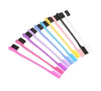 Healeved 10pcs Dual-Ended Eyebrow Brush and Comb Set Precision Eyebrow Grooming Tools for Makeup Artists for Shaping Enhancing and Detangling Brows and Lashes