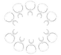 Healeved 10pcs Embroidery Painting Magnifier Pens with Folding Plastic Lens for Comfortable Hold, for Home and Sewing Use by Salon Hobbyists and People with Visual Difficulty