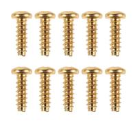 Healeved 10pcs Fixing Screws - Electric Trimmer Housing Screws Replacement Maintenance Parts for Clipper Compatible with Wahl 8504/1919 (Golden)