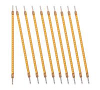 Healeved 10pcs Flexible LED Filament Lamp Parts 3v 4000k Yellow Light Bulb Replacement Components for Bulb Repair and Lighting Fixtures with Easy Retrofit Solution