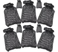 Healeved 10pcs Hair Net Mesh Net Wig Caps Ultra-thin Stretchy Elastic Fiber Fabric Black for Outdoor Travel Hiking Cycling