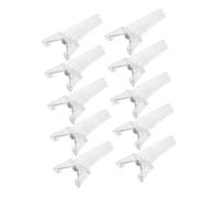 Healeved 10pcs Hair Volume Clips for Root Lifting White Volumizing Comb for Fluffy Bangs High Crown Root Riser Styling Tools for Women Daily and Party Use