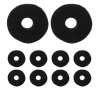 Healeved 10pcs High Density Foam Mic Flag Insert for Journalism Interview Tv Station Reporter Microphone Accessories