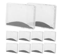 Healeved 10pcs Iron Filings Box for Science Classroom Experiments with Portable Design and Plastic Container, Physics Teaching Tool with Teaching Guide for Students and Outdoor Education