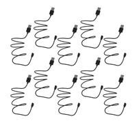 Healeved 10pcs Magnetic Charging Cable for Smart Watch USB Fast Charge Data Cord with Safe Chip Design Fit for Travel and Home Use