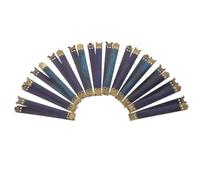 Healeved 10pcs Metal Internal Flex Frames, 12cm Spring Clip Handbag Hinges for Coin Purse and Clasp Bag Making, DIY Accessories for Handbag Craft