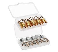 Healeved 10pcs Metal Nail Mold Tips Aluminum Nail Extension Finger Cover Reusable Gel Art Forms Crystal Mold for French Manicure