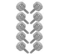 Healeved 10Pcs Metal Threaded Knurled Thumb Screws M1.6 for Vernier Calipers Anti-Loosening Clamping Screws Designed for Measurement Instrument Maintenance