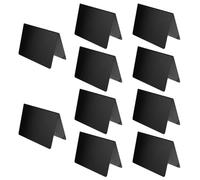 Healeved 10pcs Mini Chalkboard Sign Small Chalkboard Message Signs 4.5x3.2inch Reusable PVC Creative Appearance Message Boards for Restaurant Shop