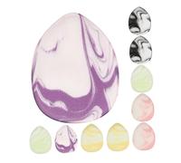 Healeved 10pcs Mini Water Drop Makeup Sponge for Concealer and Dark Circles Soft and Skin-friendly Blender Puff for Wet and Dry Use Coverage Tool for Skin