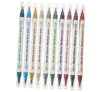 Healeved 10pcs Nail Graffiti Pens Nail Art Pens Set Double-ended Nail Pens Nail Art Pen Light Manicure Drawing Pens