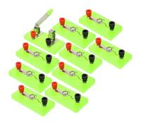 Healeved 10Pcs Physics Light Holder Lamp Base Screw Socket for Electrical Circuit Kit Science Education Physics Experiment Teaching Supplies