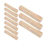 Healeved 10pcs Pine Fire Starter Sticks for Outdoor Activities and Camping, Quick Lighting Wood Firelighters for Fire Pits and Barbecue, Versatile Use Brown Fatwood Kindling