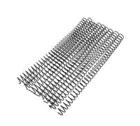 Healeved 10pcs Plastic Binding Coils, Spiral Binding Coils, 16mm Black Plastic, 28x2x2cm, Smooth Page Turning, Easy Removal, DIY Notebooks, Meeting Memos, Students, Professionals