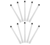 Healeved 10pcs Plastic Tire Valve Straight Extenders for Easy Inflation and Wide Compatibility with Tires White Colour Suitable for Personal Use and Keeping as Spares