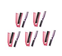 Healeved 10pcs Portable Detangling Hair Brush Travel Gentle Material Small Hair Brush for Women Pocket Combs Laboring Comb