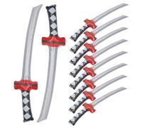 Healeved 10pcs Portable Inflated Pirate Cosplay Swords Boys and Girls Halloween Party Decorations