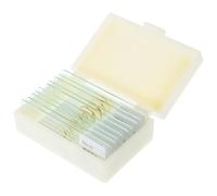 Healeved 10pcs Prepared Insect Microscope Slides and Students, Specimen Biology Sample Set for Science Education and Microbiology Learning